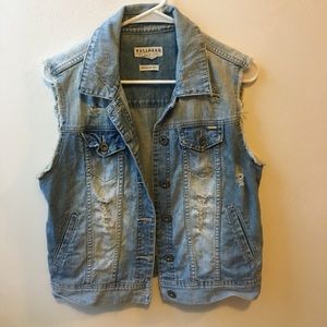 Light Wash Denim Vest